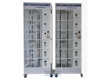 六層透明仿真雙聯電梯教學模型