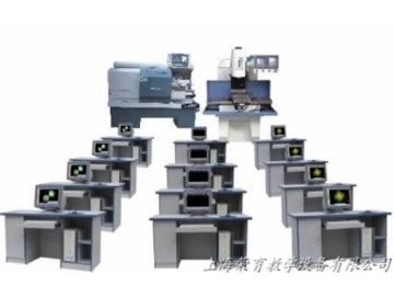 多媒體網絡型教學生產兩用數控機床機電一體化培訓系統